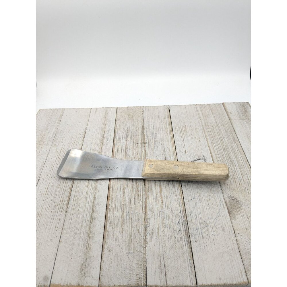 Stainless Steel Ice Cream Spade #7 Scoop Wood Handle 9 1/2"